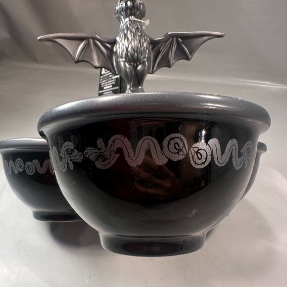 Disney Parks Haunted Mansion Serving Bowls Saladiers Gargoyle Candy Ceramic - Picture 14 of 16